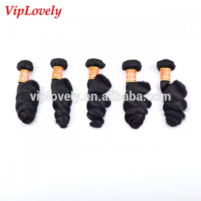 2018 viplovely top selling loose wave hair weft large stock fast shipping wholesale price from Viplovely hair factory