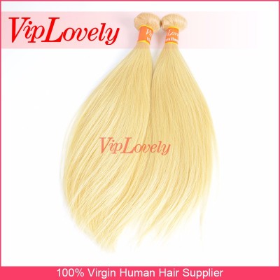 613# blonde cheap brazilian remy straight virgin only 100% virgin human hair extension wholesale hot remy single drawn straight