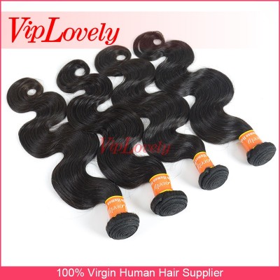 top selling body wave hair weft unprocessed hair real virgin human hair superior quality from Viplovely